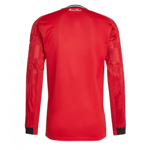 Manchester United Hemmatröja 2025-26 Långärmad Manchester United Hemmatröja 2025-26 Långärmad